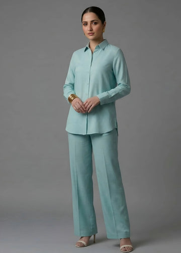Breeze Set | Aquamarine Co-Ord