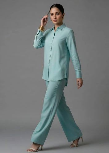 Breeze Set | Aquamarine Co-Ord