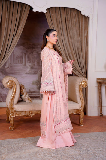 Rose Sparkles - Unstitched 3 Piece