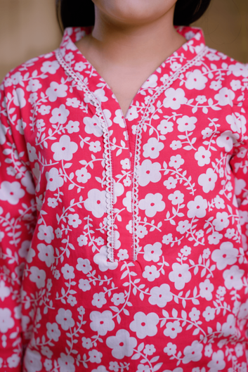 Aira Sparkles | Kids' Floral Bloom Co-ord Set