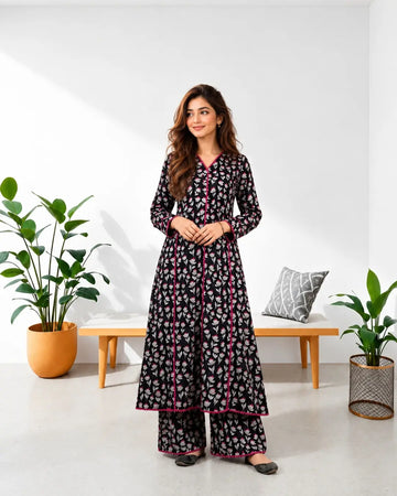 Ethnic Glow – 2 Piece Printed Suit