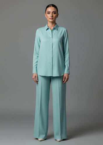 Breeze Set | Aquamarine Co-Ord