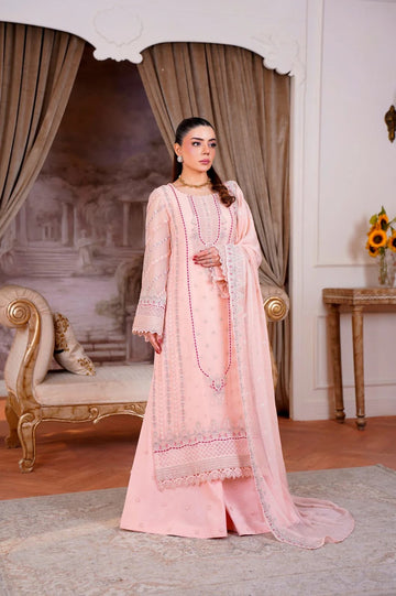 Rose Sparkles - Unstitched 3 Piece