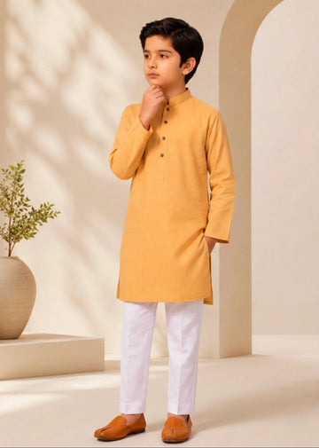 Pasha Prime | Boys’ Mustard 2-PC