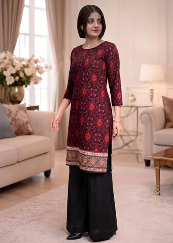 Linen Ruby 2-Piece Co-ord Set